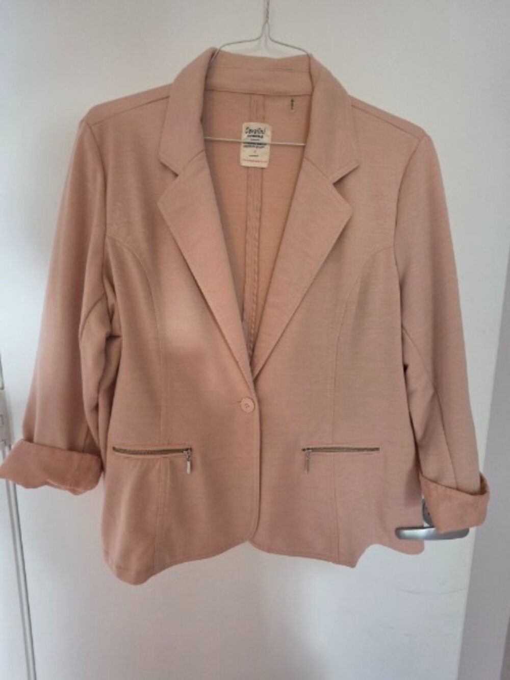 Light Pink Blazer w/ pockets Plus Size 2